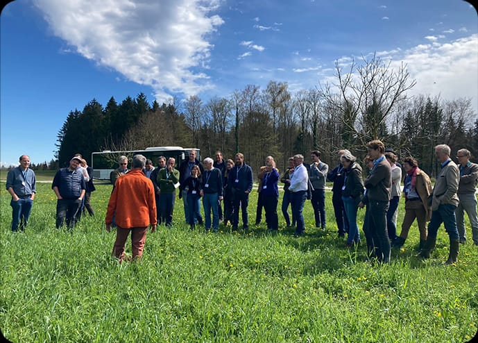 Events 2 Fields with diverse cover crops enhancing soil fertility, Felder mit vielfältigen Zwischenfrüchten zur Steigerung der Bodenfruchtbarkeit